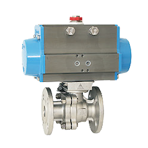 Pneumatic Actuated Flanged Ball Valve